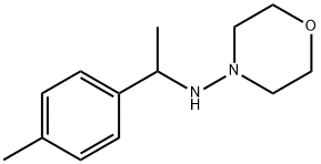 4-Morpholinamine,N-[1-(4-methylphenyl)ethyl]-(9CI) 化学構造式