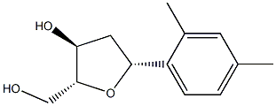 D-erythro-Pentitol, 1,4-anhydro-2-deoxy-1-C-(2,4-dimethylphenyl)-, (1R)- (9CI),805240-80-6,结构式