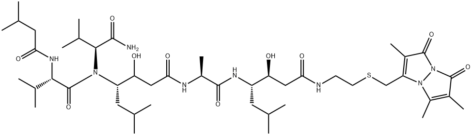 N-pepstatinyl-S-bimanyl-2-aminoethanethiol,80562-33-0,结构式