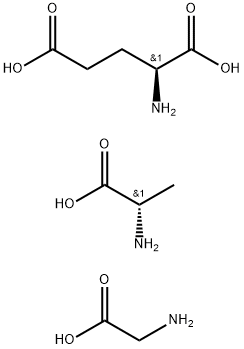 L-グルタミン酸・L-アラニン・グリシン 化学構造式