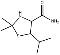 4-Thiazolidinecarboxamide,2,2-dimethyl-5-(1-methylethyl)-(9CI) Structure