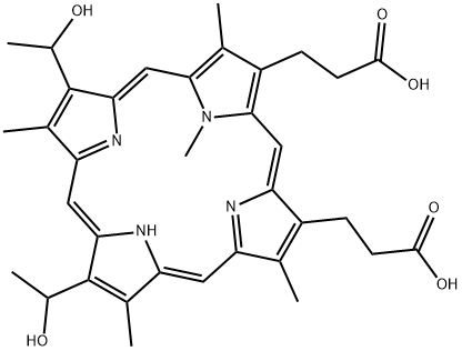 N-methylhematoporphyrin Struktur