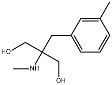 1,3-Propanediol,2-(methylamino)-2-[(3-methylphenyl)methyl]-(9CI) 化学構造式