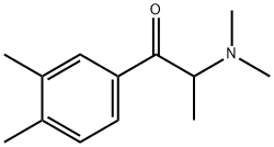 1-Propanone,2-(dimethylamino)-1-(3,4-dimethylphenyl)-(9CI) 结构式