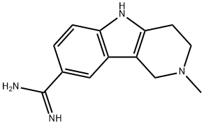1H-Pyrido[4,3-b]indole-8-carboximidamide,2,3,4,5-tetrahydro-2-methyl-(9CI) Struktur