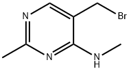 4-Pyrimidinamine,5-(bromomethyl)-N,2-dimethyl-(9CI) Structure