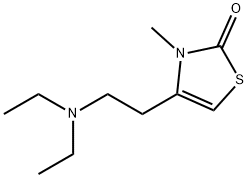 2(3H)-Thiazolone,4-[2-(diethylamino)ethyl]-3-methyl-(9CI),806649-48-9,结构式