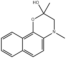 2H-Naphth[1,2-b]-1,4-oxazin-2-ol,3,4-dihydro-2,4-dimethyl-(9CI) 结构式