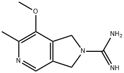 2H-Pyrrolo[3,4-c]pyridine-2-carboximidamide,1,3-dihydro-7-methoxy-6-methyl-(9CI) 化学構造式