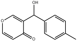 4H-Pyran-4-one,3-[hydroxy(4-methylphenyl)methyl]-(9CI),807362-62-5,结构式