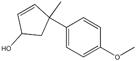 2-Cyclopenten-1-ol,4-(4-methoxyphenyl)-4-methyl-(9CI),807377-39-5,结构式