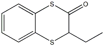 1,4-Benzodithiin-2(3H)-one,3-ethyl-(9CI) Structure