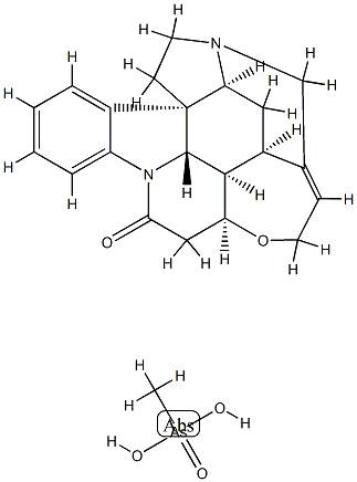 Strychnidin-10-one, compd. with methylarsonate (1:1) Structure