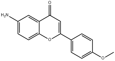 4H-1-Benzopyran-4-one,6-amino-2-(4-methoxyphenyl)-(9CI),80881-78-3,结构式
