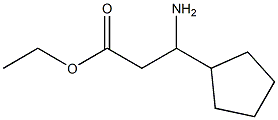 Cyclopentanepropanoic acid, -ba--amino-, ethyl ester (9CI) 化学構造式