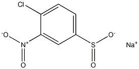 4-Chloro-3-nitrobenzenesulfinic acid sodium salt Structure