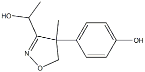 3-Isoxazolemethanol,4,5-dihydro-4-(4-hydroxyphenyl)-alpha,4-dimethyl-(9CI) Struktur