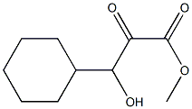 Cyclohexanepropanoic acid, -ba--hydroxy--alpha--oxo-, methyl ester (9CI) 结构式