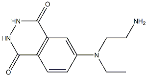 6-(N-(4-aminoethyl)-N-ethyl)amino-2,3-dihydro-1,4-phthalazine-1,4-dione Structure