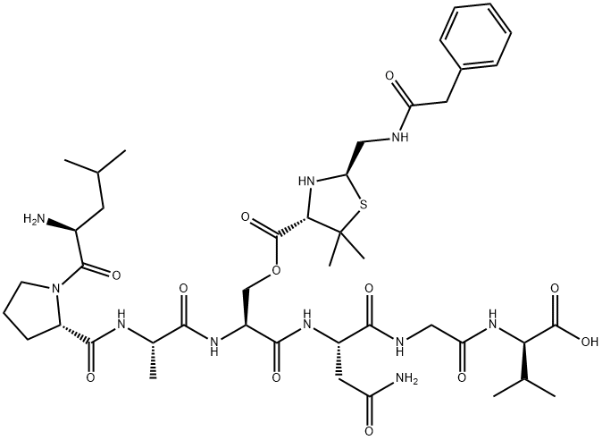 benzylpenicilloyl-heptapeptide,80976-69-8,结构式