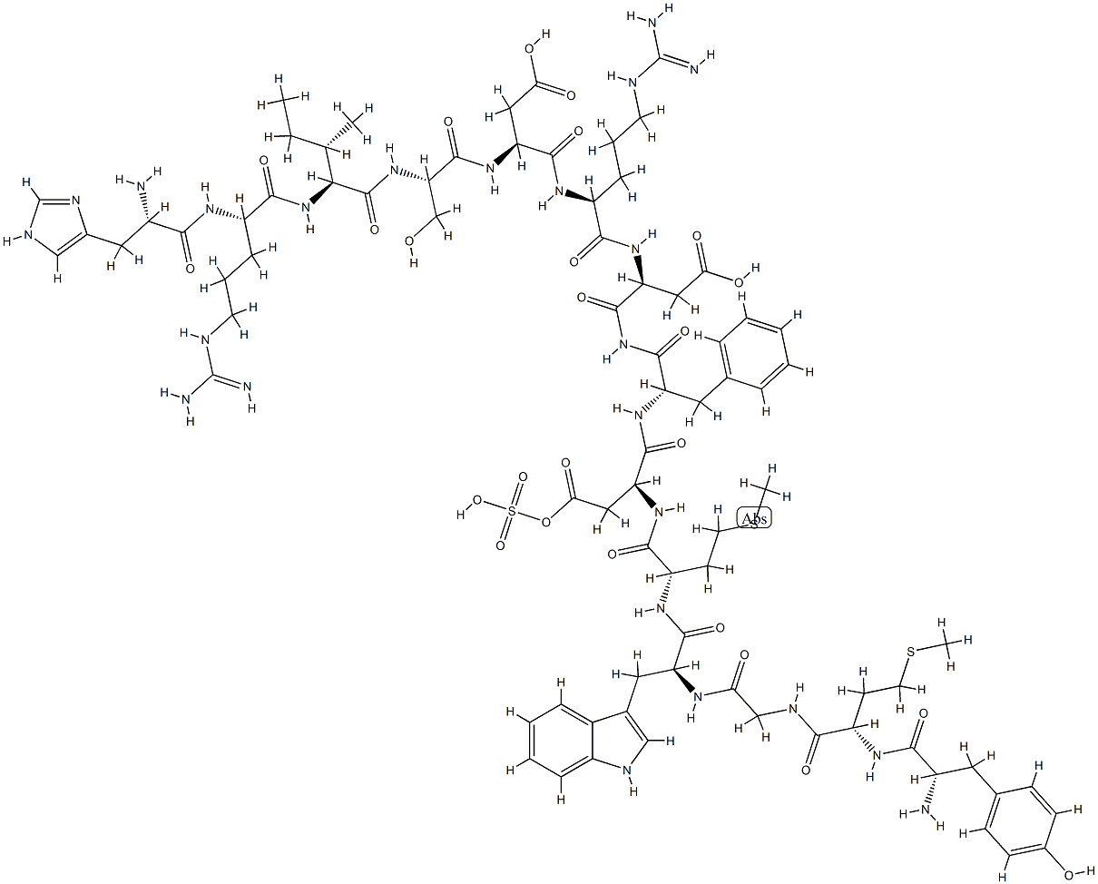 cholecystokinin (1-14),80980-82-1,结构式