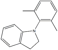 1H-Indole,1-(2,6-dimethylphenyl)-2,3-dihydro-(9CI) Struktur
