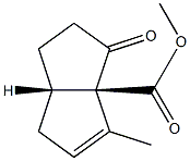 3a(1H)-Pentalenecarboxylicacid,2,3,6,6a-tetrahydro-4-methyl-3-oxo-,methylester,(3aR,6aS)-rel-(9CI),811784-61-9,结构式