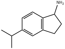 1H-Inden-1-amine,2,3-dihydro-5-(1-methylethyl)-(9CI) 化学構造式
