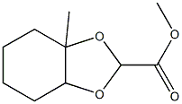 1,3-Benzodioxole-2-carboxylicacid,hexahydro-2-methyl-,methylester(9CI) Struktur