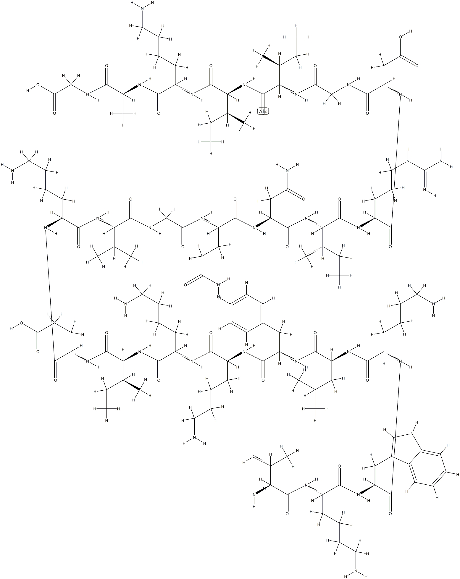 cecropin A (1-33),81541-05-1,结构式