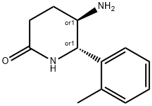 2-Piperidinone,5-amino-6-(2-methylphenyl)-,(5R,6S)-rel-(9CI) Struktur