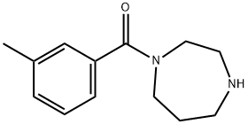 1H-1,4-Diazepine,hexahydro-1-(3-methylbenzoyl)-(9CI) 化学構造式