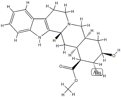 18-Β-羟基-3-表-Α-育亨宾,81703-06-2,结构式