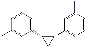Oxirane, 2,3-bis(3-methylphenyl)-, (2R,3S)-rel- (9CI) Structure
