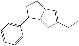1H-Pyrrolizine,6-ethyl-2,3-dihydro-1-phenyl-(9CI),817207-34-4,结构式