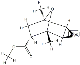 (2α,4α,6α)-1α,5α-Dimethyl-3,8-dioxatricyclo[3.2.1.02,4]octane-6-carboxylic acid methyl ester Structure
