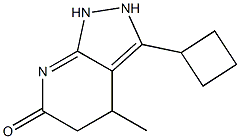 6H-Pyrazolo[3,4-b]pyridin-6-one,3-cyclobutyl-1,2,4,5-tetrahydro-4-methyl-(9CI) Struktur