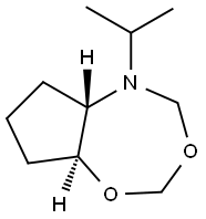 4H-Cyclopenta-1,3,5-dioxazepine,hexahydro-5-(1-methylethyl)-,trans-(9CI) Structure