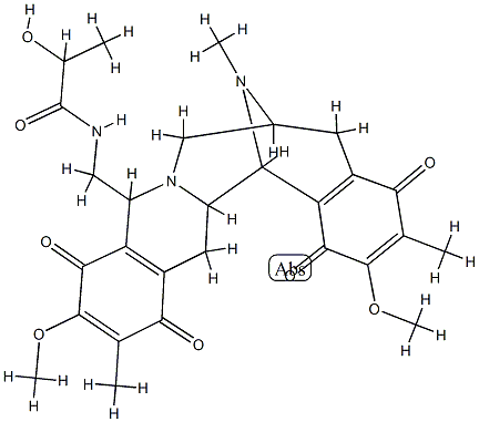 21-decyano-25-dihydrosaframycin A,81853-83-0,结构式