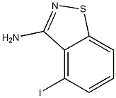 4-碘苯并[D]异噻唑-3-胺,819058-28-1,结构式