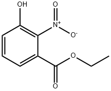 3-羟基-2-硝基苯甲酸乙酯 结构式