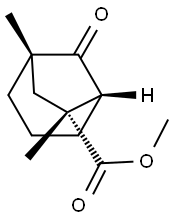 Bicyclo[3.2.1]octane-6-carboxylic acid, 1,6-dimethyl-8-oxo-, methyl ester, (1R,5S,6S)-rel- (9CI) 结构式