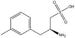 Benzenepropanesulfonic acid, ba-amino-3-methyl-, (baS)- (9CI) 化学構造式
