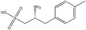 Benzenepropanesulfonic acid, ba-amino-4-methyl-, (baR)- (9CI) Structure