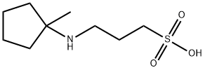 1-Propanesulfonicacid,3-[(1-methylcyclopentyl)amino]-(9CI),819863-17-7,结构式