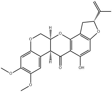 11-HYDROXYROTENONE Structure