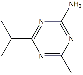 1,3,5-Triazin-2-amine,4-methyl-6-(1-methylethyl)-(9CI) 化学構造式