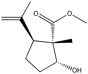 Cyclopentanecarboxylic acid, 2-hydroxy-1-methyl-5-(1-methylethenyl)-, methyl ester, (1R,2S,5R)-rel- (9CI),820245-19-0,结构式
