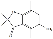 3(2H)-Benzofuranone,5-amino-2,2,4,7-tetramethyl-(9CI) Struktur