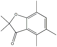 3(2H)-Benzofuranone,2,2,4,5,7-pentamethyl-(9CI),820257-73-6,结构式